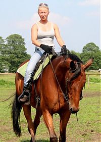 Fauna & Flora: girl with a horse