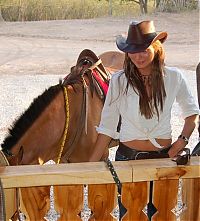 Fauna & Flora: girl with a horse