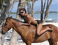 Fauna & Flora: girl with a horse