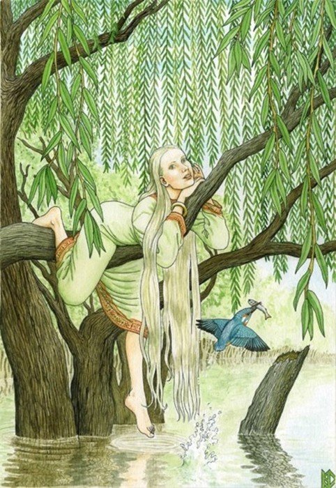 trees in the women's images