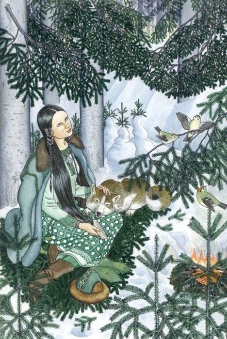 trees in the women's images