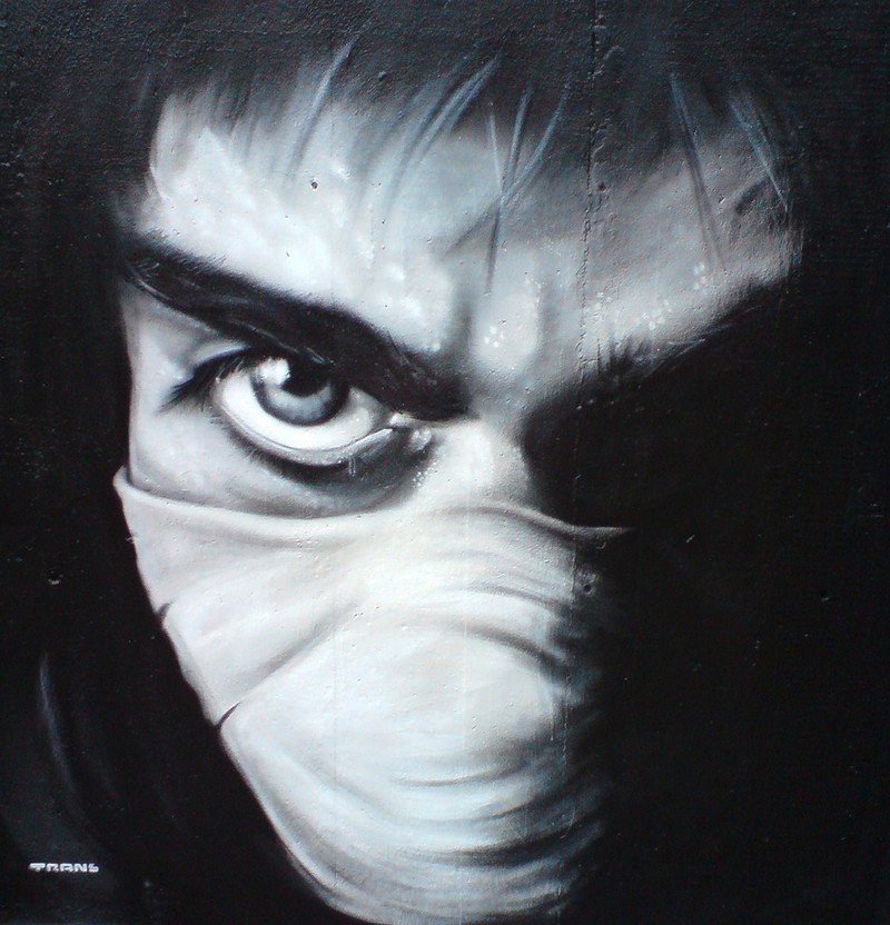 Photorealistic graffiti artist by Trans
