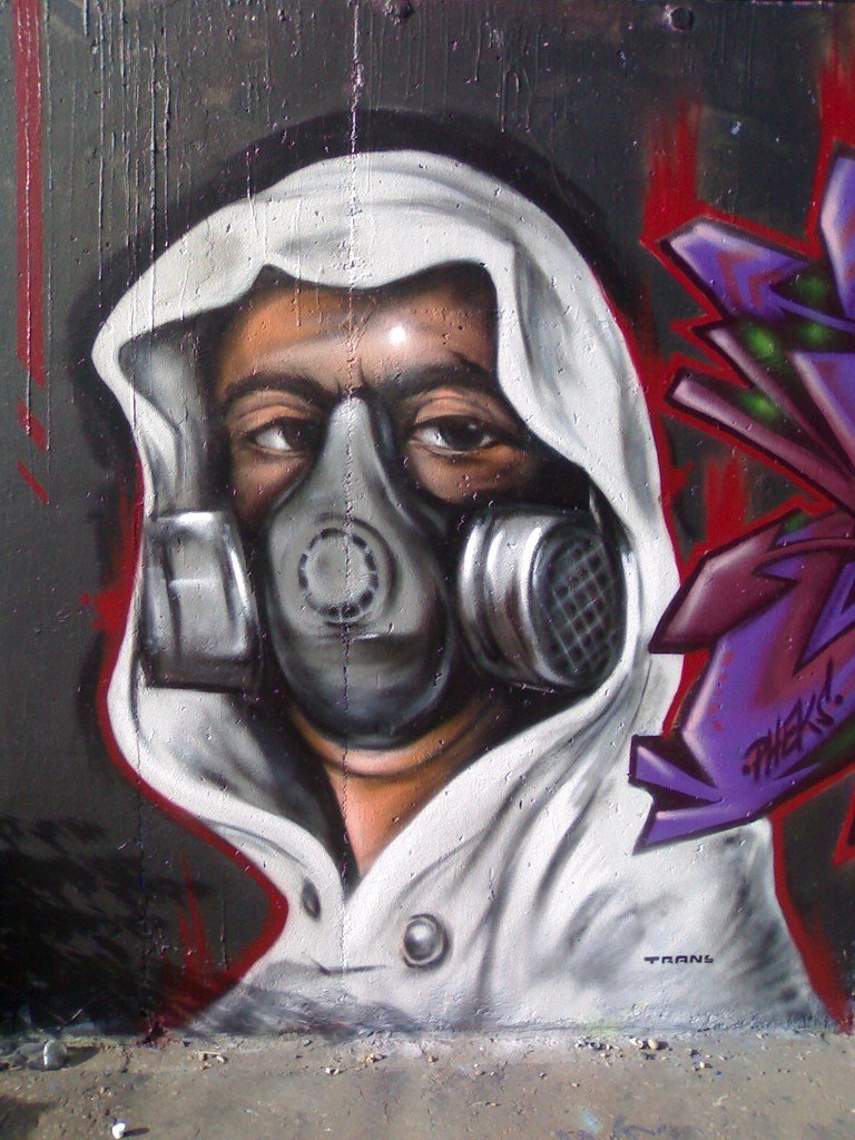 Photorealistic graffiti artist by Trans