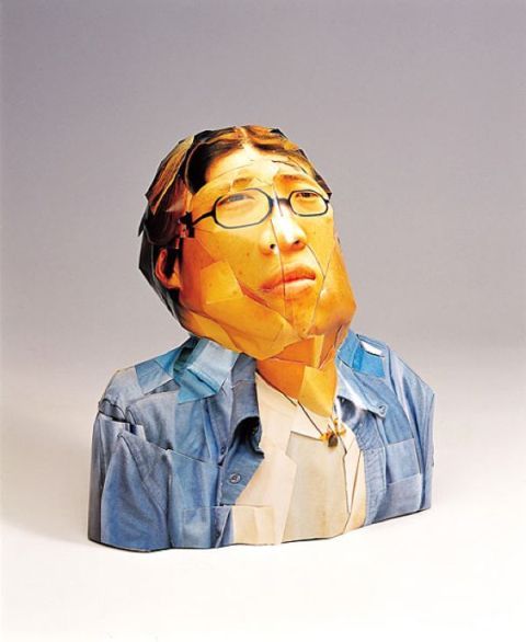 Sculptures from the photos by Korean sculptor Gwon Osang