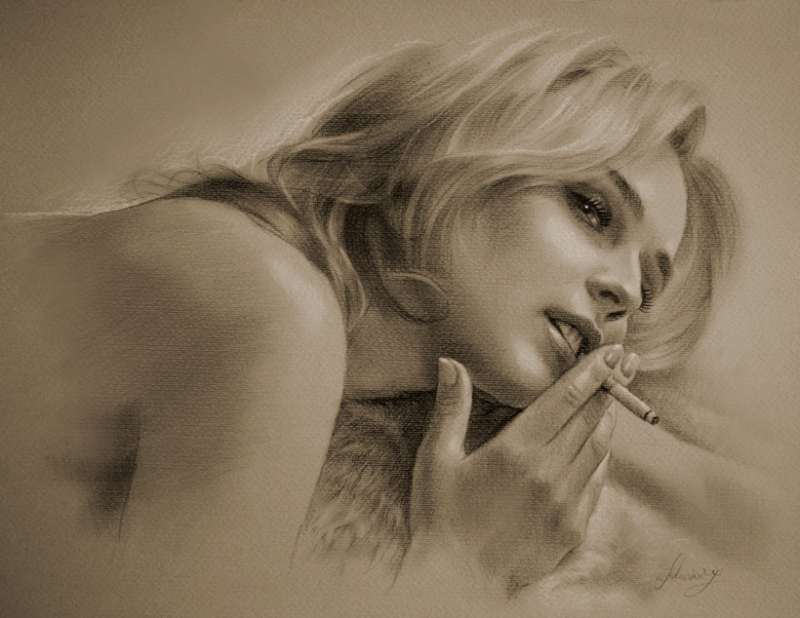 Celebrity drawing by Krzysztof20d