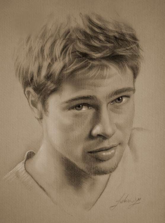 Celebrity drawing by Krzysztof20d