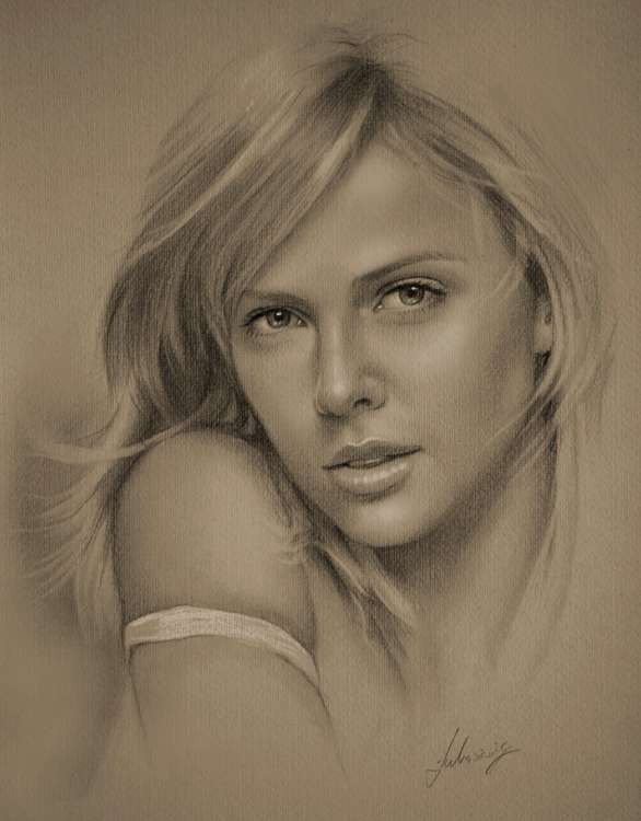 Celebrity drawing by Krzysztof20d