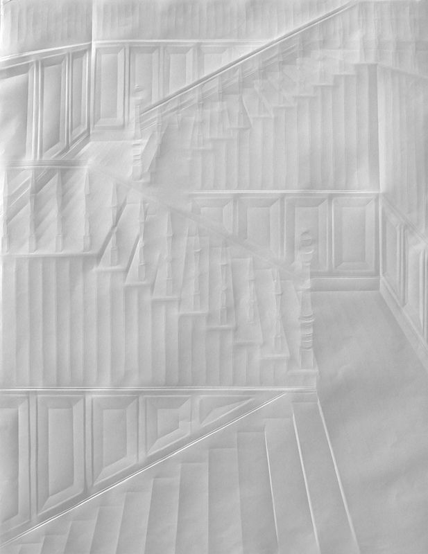 Paper drawings, works by Simon Schubert