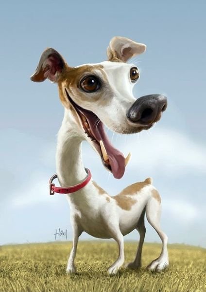 Funny cartoon draws