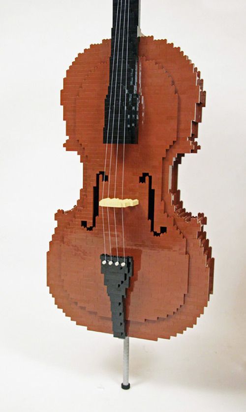 violoncello from lego