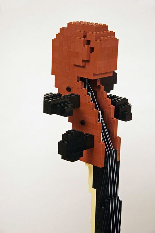 violoncello from lego