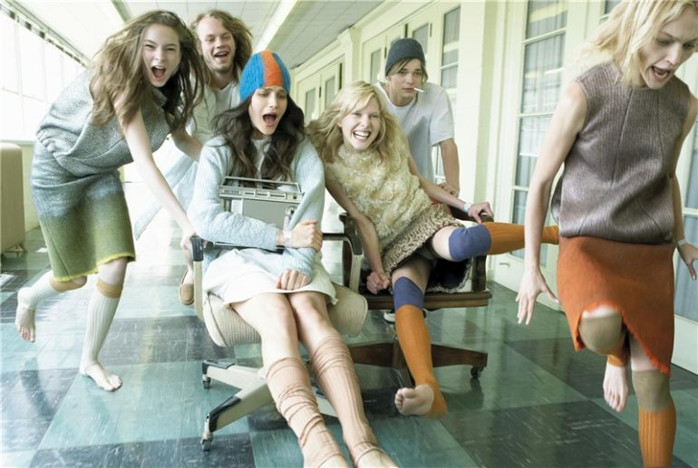 crazy fashion model girls in the psychiatric hospital