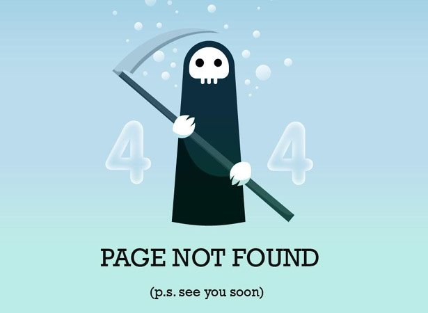 page not found art