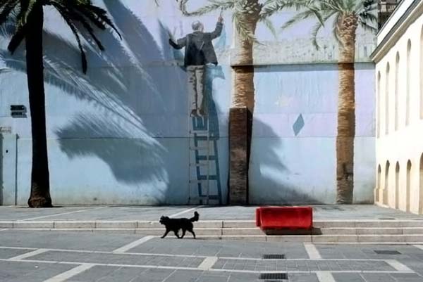 3D art on buildings