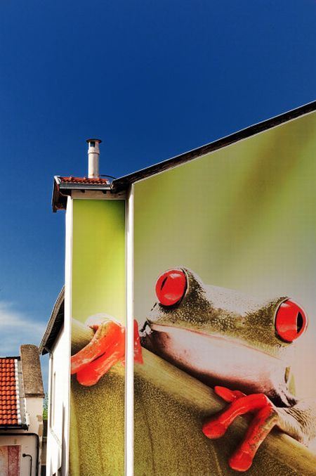 3D art on buildings