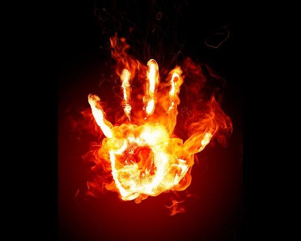 fire painting