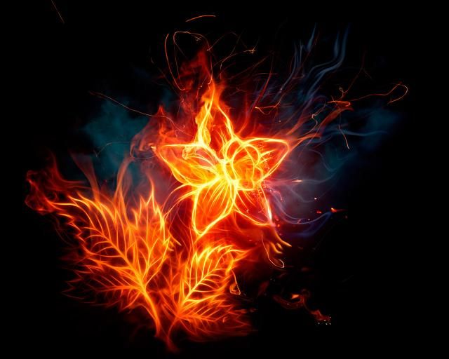 fire painting
