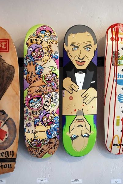 Skateboard art