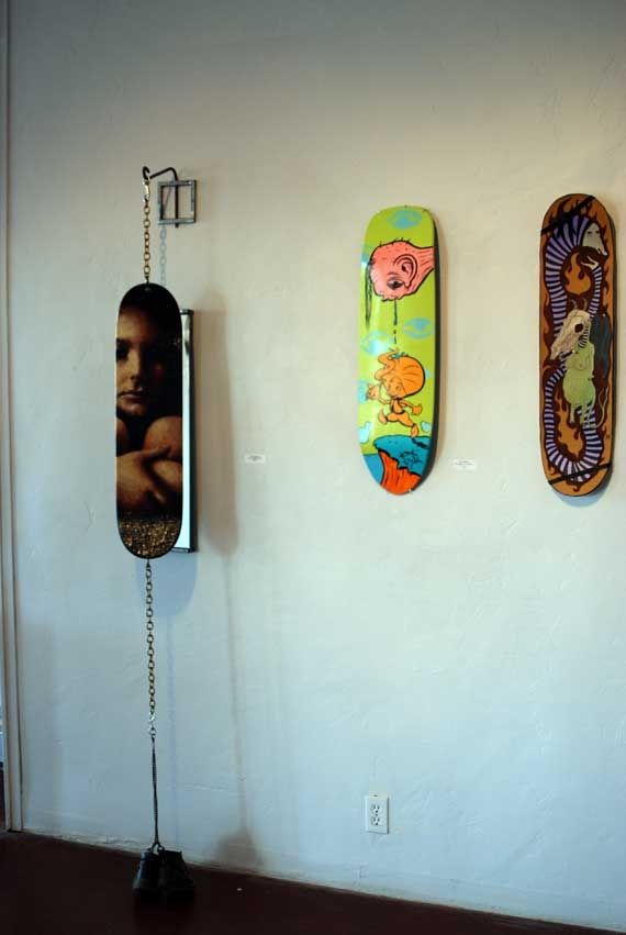 Skateboard art