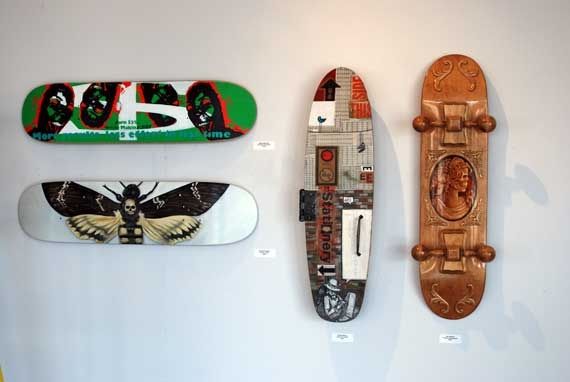 Skateboard art