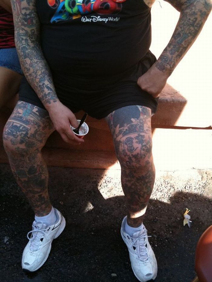 disney tattoo fan