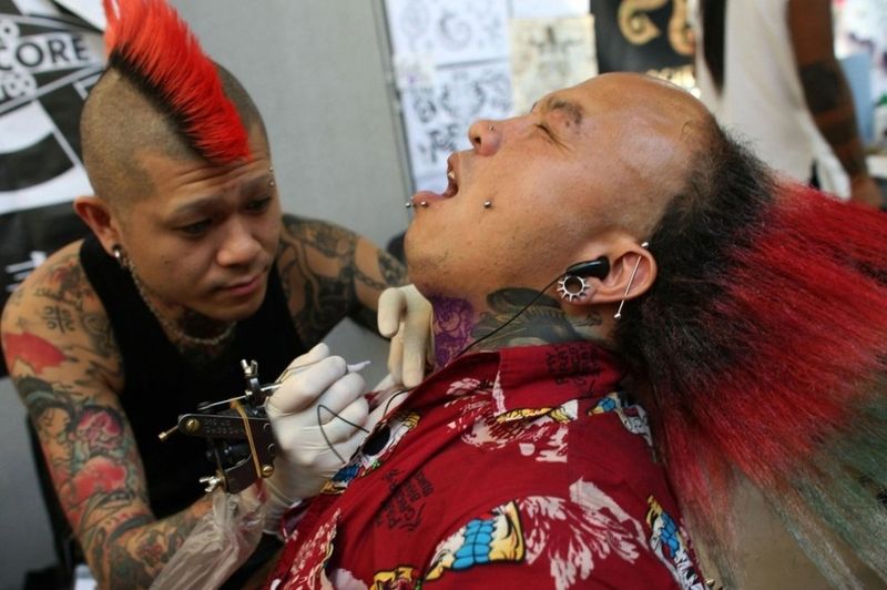 Tattoo convention 2009, London, England, United Kingdom