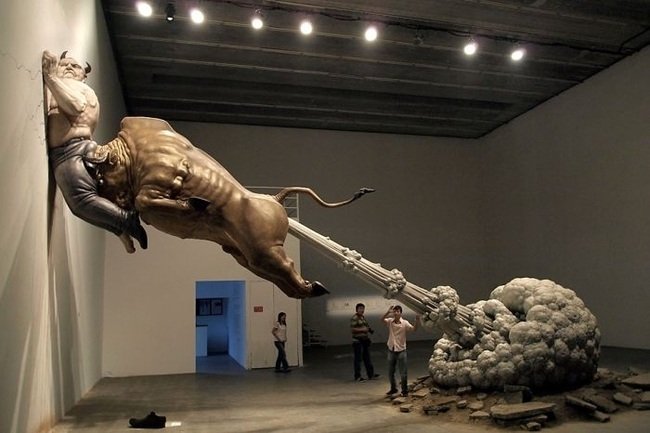 Emergency Exit, created by the Chinese artist, Chen Venlingom