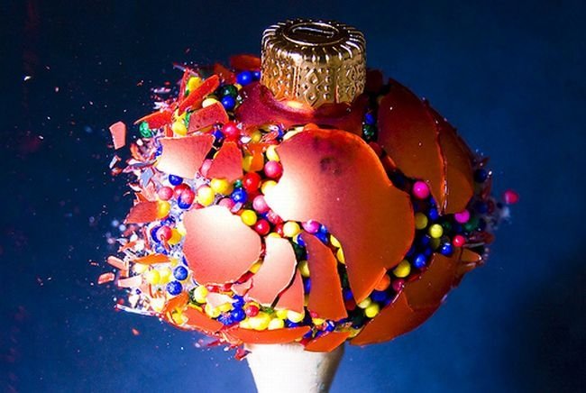 High-speed photography art with Nikon D40