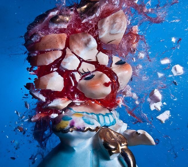 High-speed photography art with Nikon D40