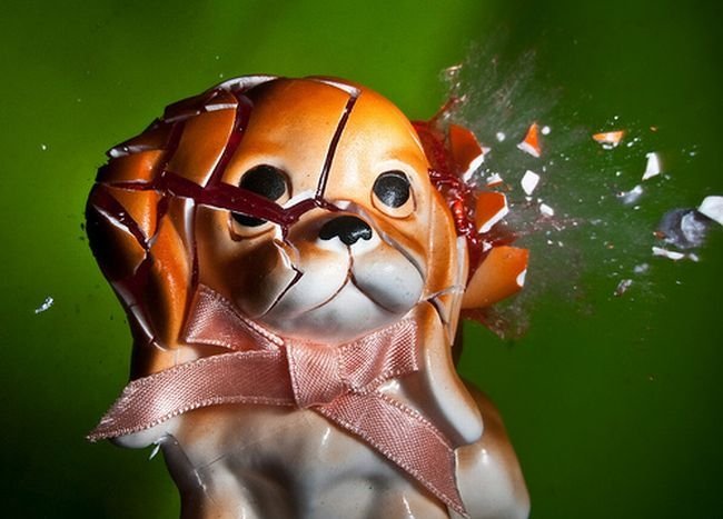 High-speed photography art with Nikon D40
