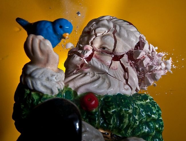 High-speed photography art with Nikon D40
