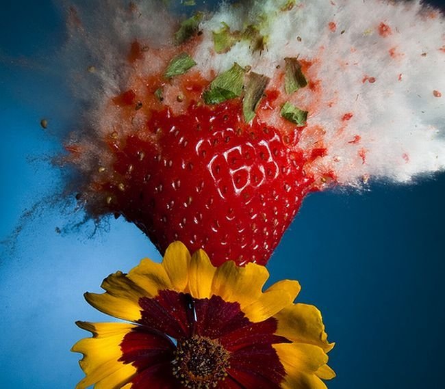 High-speed photography art with Nikon D40
