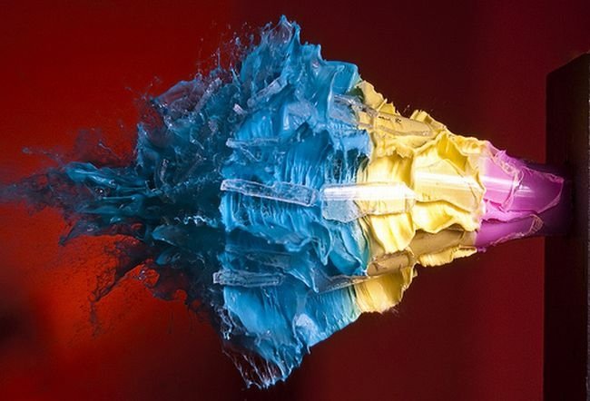 High-speed photography art with Nikon D40