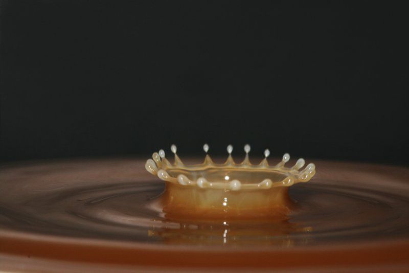 water drops high-speed photography