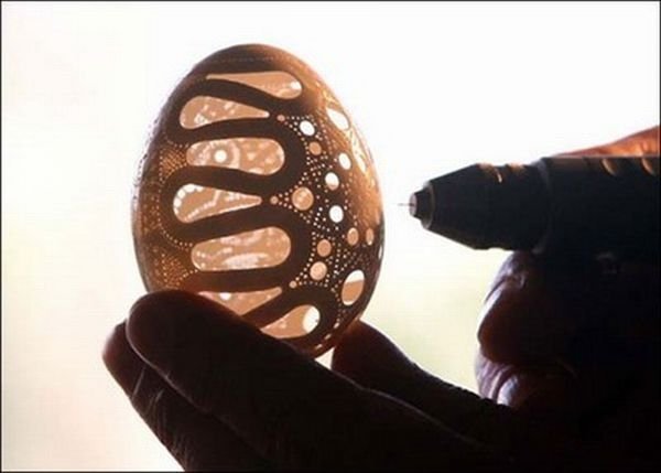 Egg shell art