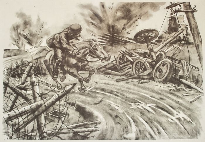 war drawing