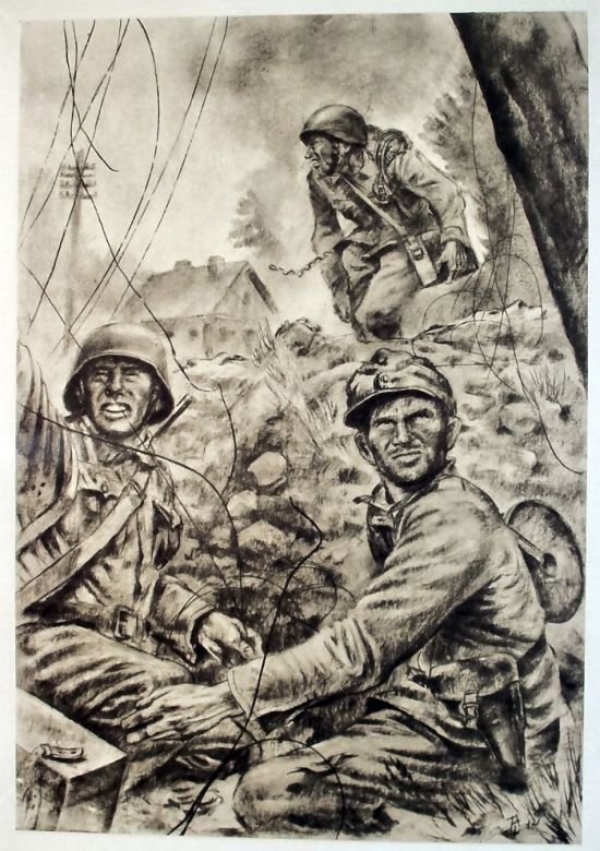 war drawing