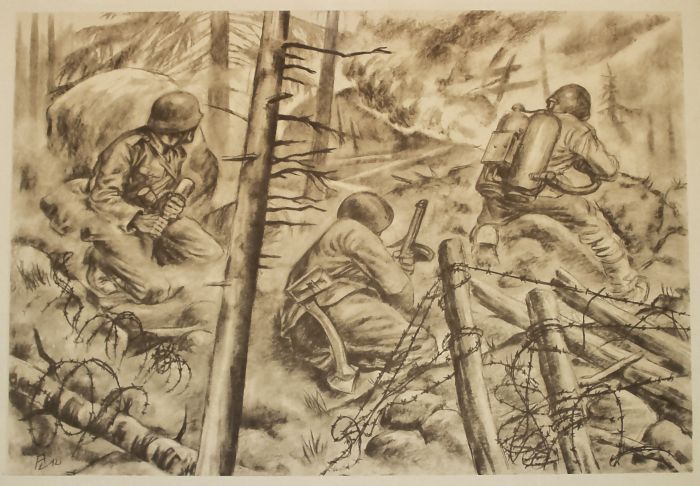 war drawing