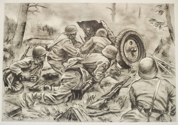 war drawing