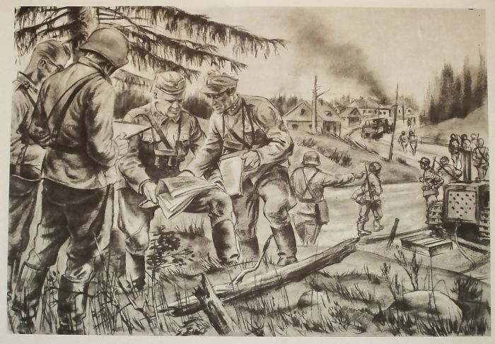 war drawing