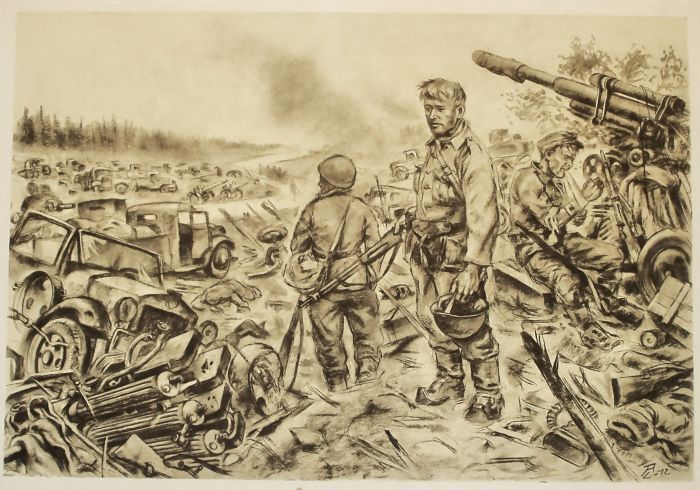 war drawing