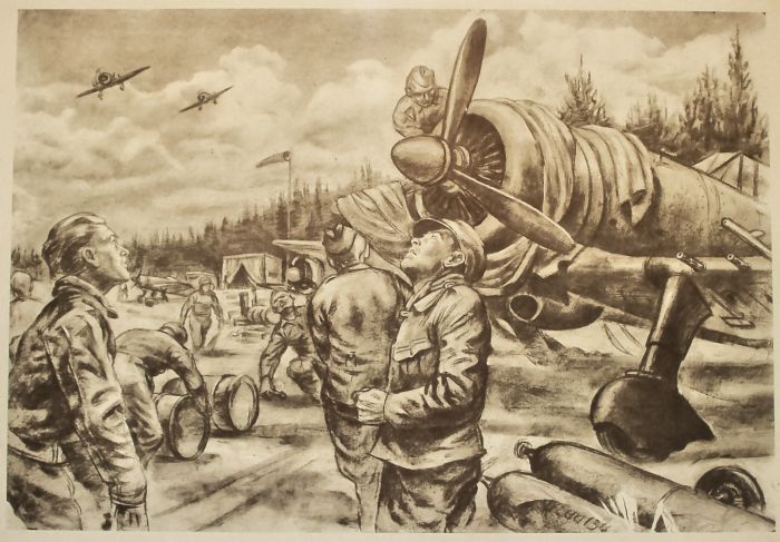 war drawing