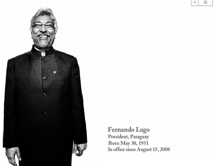 Portraits of leaders, photographer magazine New Yorker Platon