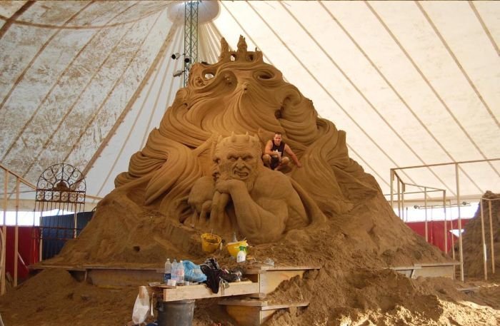 sand sculpture