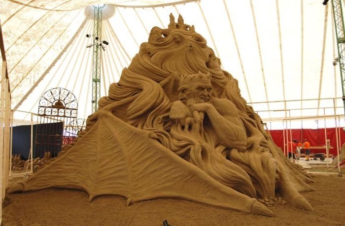 sand sculpture