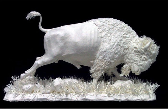 Sculptures made of paper