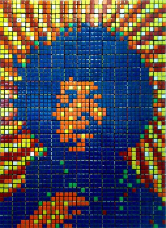 rubik's cubes art