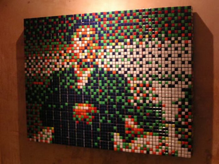 rubik's cubes art