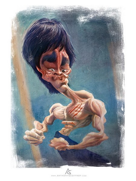 Caricatures by Anthony Geoffroy