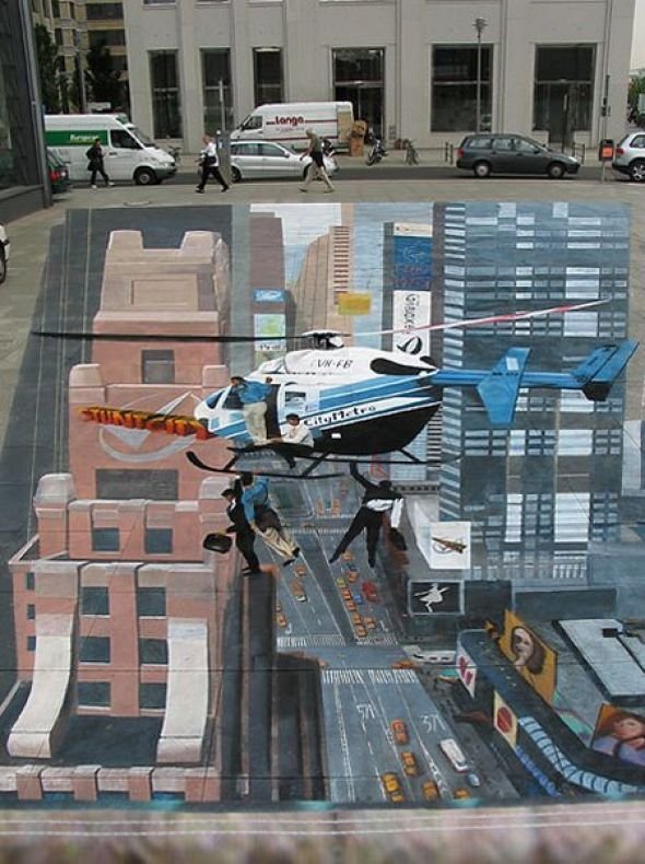 3D street art